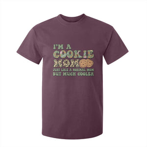 Funny Scout Girl Mom T Shirt For Kid I'm A Cookie Mom Cookie Dealer Troop Leader TS02 Maroon Print Your Wear