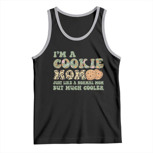 Funny Scout Girl Mom Tank Top I'm A Cookie Mom Cookie Dealer Troop Leader TS02 Black Athletic Heather Print Your Wear