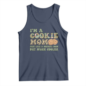 Funny Scout Girl Mom Tank Top I'm A Cookie Mom Cookie Dealer Troop Leader TS02 Navy Print Your Wear
