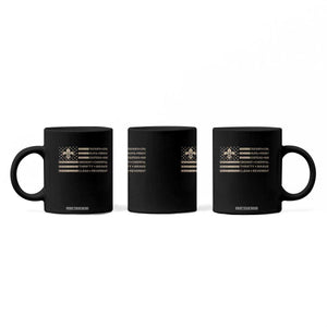 Funny Scout Leader Camping USA American Flag Coffee Mug TS11 Print Your Wear