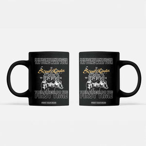 Funny Scouting Adventure Coffee Mug Doing What Your Scout Leader Told You To Do Camping Compass TS02 Black Print Your Wear