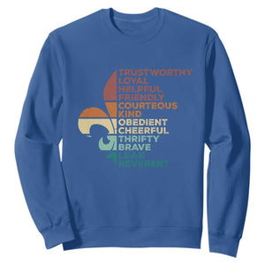 Funny Scouting Leader Law Sweatshirt Vintage Fleur De Lis TS11 Royal Blue Print Your Wear