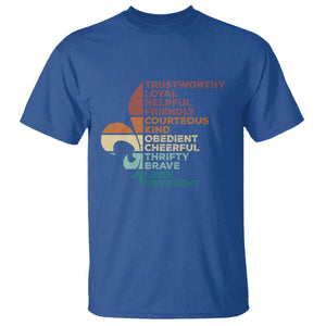 Funny Scouting Leader Law T Shirt Vintage Fleur De Lis TS11 Royal Blue Print Your Wear