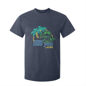 Funny See You Later Teacher Summer Alligator T Shirt For Kid Later Gator Last Day Of School TS11 Navy Print Your Wear