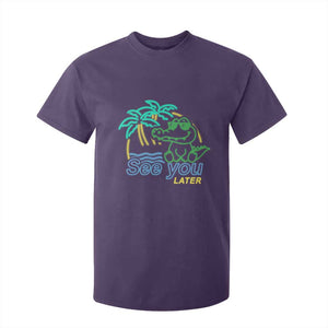 Funny See You Later Teacher Summer Alligator T Shirt For Kid Later Gator Last Day Of School TS11 Purple Print Your Wear