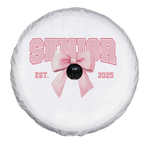 Funny Senior EST 2025 Graduation Coquette Spare Tire Cover TS11 Print Your Wear