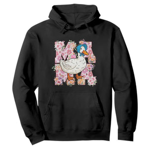Funny Silly Mama Goose Hoodie Boho Flower Mother's Day TS11 Black Print Your Wear