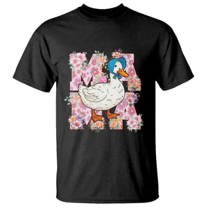 Funny Silly Mama Goose T Shirt Boho Flower Mother's Day TS11 Black Print Your Wear