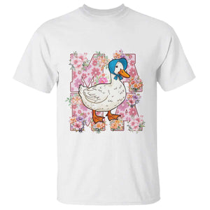 Funny Silly Mama Goose T Shirt Boho Flower Mother's Day TS11 White Print Your Wear