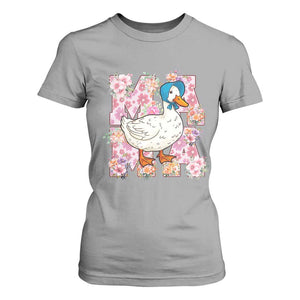 Funny Silly Mama Goose T Shirt For Women Boho Flower Mother's Day TS11 Sport Gray Print Your Wear