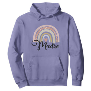Funny Spanish Latina Mom Madre Hoodie Cute Rainbow TS11 Violet Print Your Wear