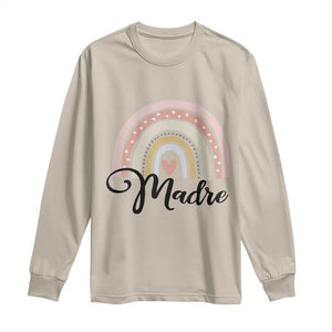 Funny Spanish Latina Mom Madre Long Sleeve Shirt Cute Rainbow TS11 Sand Print Your Wear