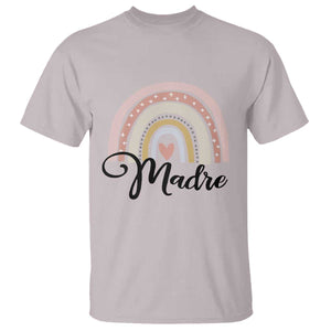 Funny Spanish Latina Mom Madre T Shirt Cute Rainbow TS11 Ice Gray Print Your Wear