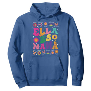 Funny Spanish Mom Hoodie Ella Es Mama Latina Mother's Day TS11 Royal Blue Print Your Wear