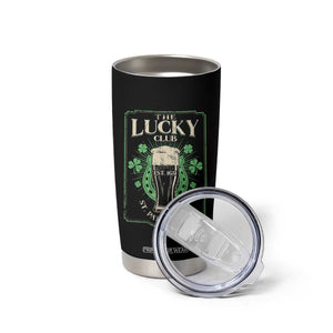 Funny St Patrick's Day Irish Beer Drinking Tumbler Cup The Lucky Beer Club Horseshoe TS11 Print Your Wear