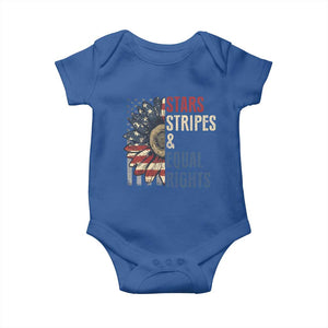 Funny Stars Stripes And Equal Rights Baby Onesie 4th Of July Women's Rights Sunflower TS11 Royal Blue Print Your Wear