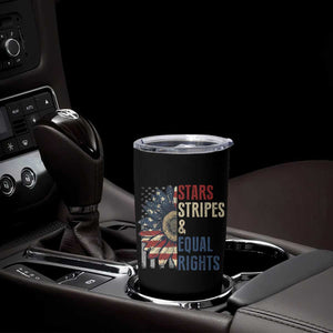 Funny Stars Stripes And Equal Rights Tumbler Cup 4th Of July Women's Rights Sunflower TS11 Print Your Wear