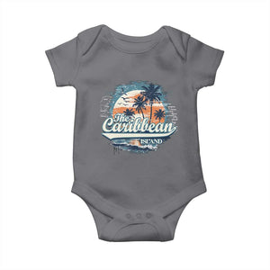 Funny The Caribbean Islands Baby Onesie Caribbean Sea Tour Summer Vacation TS11 Charcoal Print Your Wear