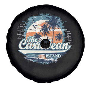 Funny The Caribbean Islands Spare Tire Cover Caribbean Sea Tour Summer Vacation TS11 Print Your Wear