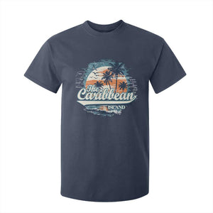 Funny The Caribbean Islands T Shirt For Kid Caribbean Sea Tour Summer Vacation TS11 Navy Print Your Wear