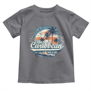 Funny The Caribbean Islands Toddler T Shirt Caribbean Sea Tour Summer Vacation TS11 Charcoal Print Your Wear