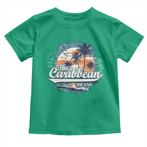 Funny The Caribbean Islands Toddler T Shirt Caribbean Sea Tour Summer Vacation TS11 Irish Green Print Your Wear