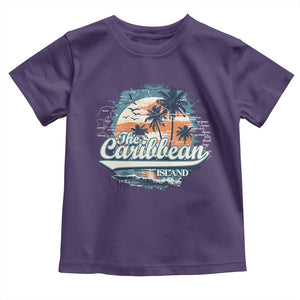 Funny The Caribbean Islands Toddler T Shirt Caribbean Sea Tour Summer Vacation TS11 Purple Print Your Wear