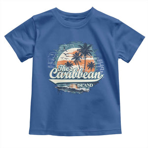 Funny The Caribbean Islands Toddler T Shirt Caribbean Sea Tour Summer Vacation TS11 Royal Blue Print Your Wear