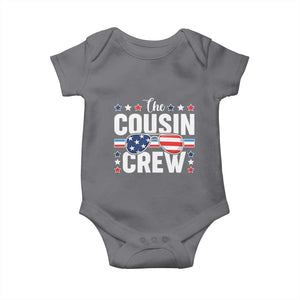 Funny The Cousin Crew 4th Of July Baby Onesie Patriotic American Family Matching TS11 Charcoal Print Your Wear