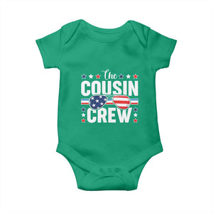 Funny The Cousin Crew 4th Of July Baby Onesie Patriotic American Family Matching TS11 Irish Green Print Your Wear