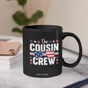 Funny The Cousin Crew 4th Of July Coffee Mug Patriotic American Family Matching TS11 Print Your Wear