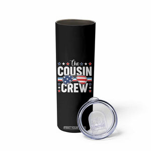 Funny The Cousin Crew 4th Of July Skinny Tumbler Patriotic American Family Matching TS11 Print Your Wear