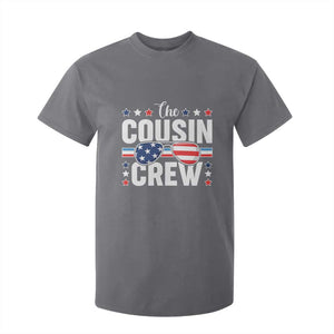 Funny The Cousin Crew 4th Of July T Shirt For Kid Patriotic American Family Matching TS11 Charcoal Print Your Wear