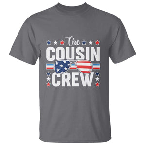 Funny The Cousin Crew 4th Of July T Shirt Patriotic American Family Matching TS11 Charcoal Print Your Wear