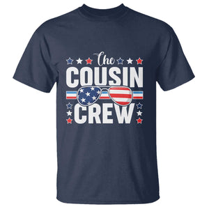 Funny The Cousin Crew 4th Of July T Shirt Patriotic American Family Matching TS11 Navy Print Your Wear
