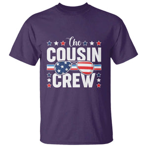 Funny The Cousin Crew 4th Of July T Shirt Patriotic American Family Matching TS11 Purple Print Your Wear
