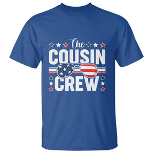 Funny The Cousin Crew 4th Of July T Shirt Patriotic American Family Matching TS11 Royal Blue Print Your Wear