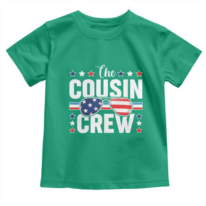 Funny The Cousin Crew 4th Of July Toddler T Shirt Patriotic American Family Matching TS11 Irish Green Print Your Wear