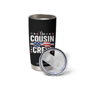 Funny The Cousin Crew 4th Of July Tumbler Cup Patriotic American Family Matching TS11 Print Your Wear