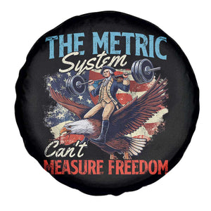 Funny The Metric System Can't Measure Freedom 4th Of July Spare Tire Cover TS11 Print Your Wear