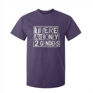 Funny There Are Only 2 Genders Male And Female T Shirt For Kid TS11 Purple Print Your Wear