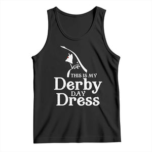 Funny This Is My Derby Day Dress Tank Top Horse Racing Fascinator Hat TS11 Black Print Your Wear