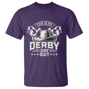 Funny This Is My Derby Day Suit T Shirt Horse Racing TS11 Purple Print Your Wear