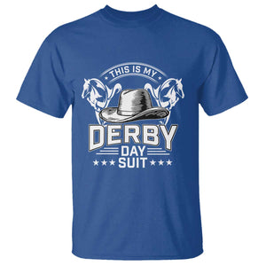 Funny This Is My Derby Day Suit T Shirt Horse Racing TS11 Royal Blue Print Your Wear