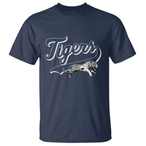 Funny Tiger Lover Sports Name Baseball T Shirt TS11 Navy Print Your Wear