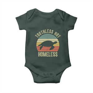 Funny Toothless Not Homeless Baby Onesie Vintage Turtle TS11 Print Your Wear