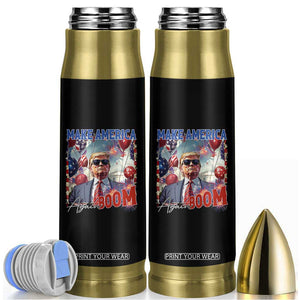 Funny Trump 4th of July Bullet Tumbler Make America Boom Again American Flag TS11 Black Print Your Wear
