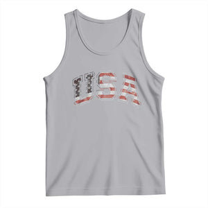 Funny USA Patriotic 4th of July American Flag Tank Top TS11 Athletic Heather Print Your Wear