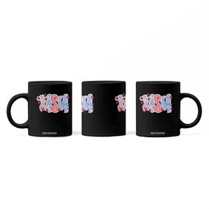 Funny USA Patriotic 4th of July Coquette Bow Coffee Mug TS11 Print Your Wear