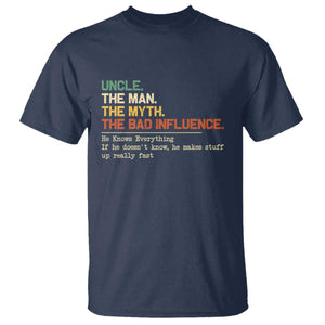 Funny Uncle T Shirt Best Funny Uncle Fathers Day TS10 Navy Print Your Wear